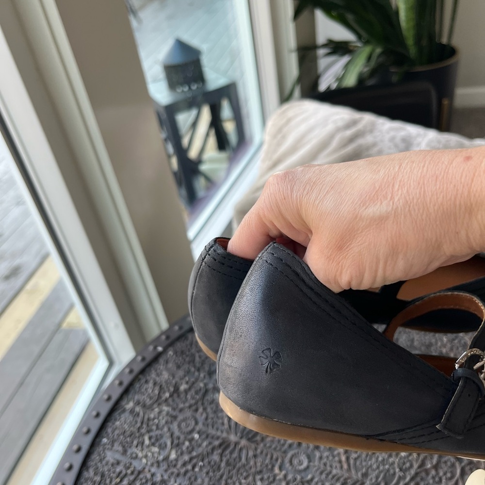 LUCKY BRAND ALBAJANE MARYJANE FLATS IN BLACK 7.5 - Picture 8 of 9